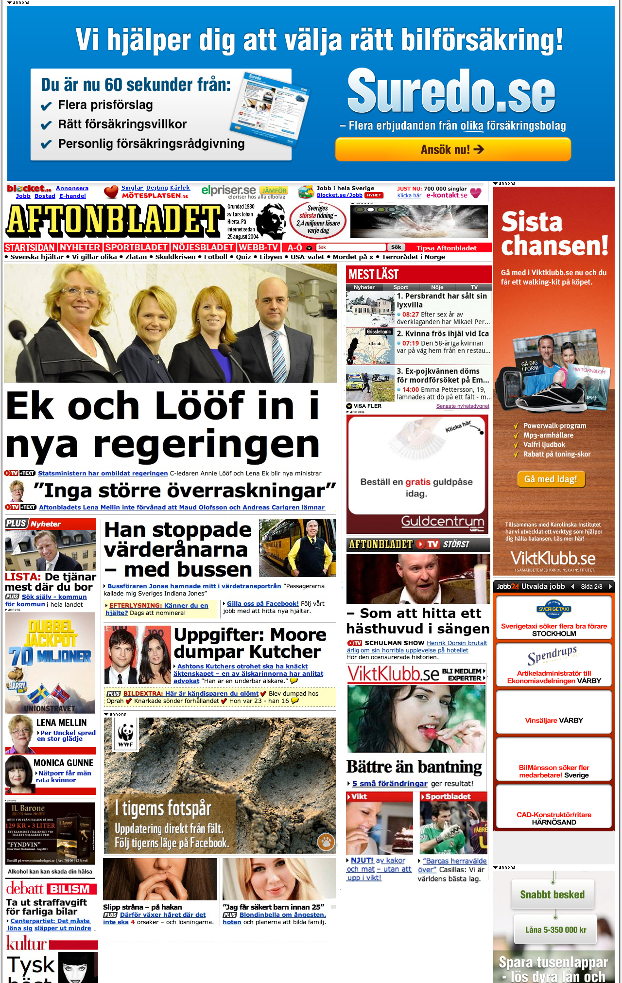 3. TRESPALT STOR TOPPNYHET