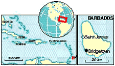 Karta: Barbados